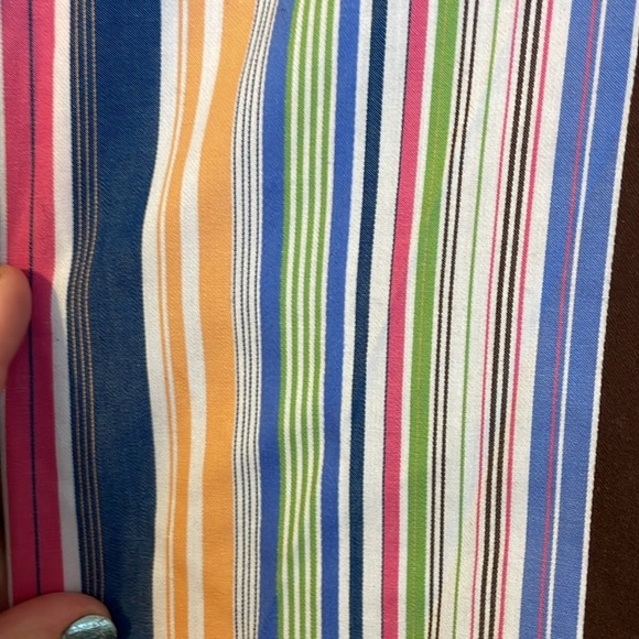 Pendleton Rainbow Vertical Stripe Button Front Shirt size 10 - Picture 8 of 14